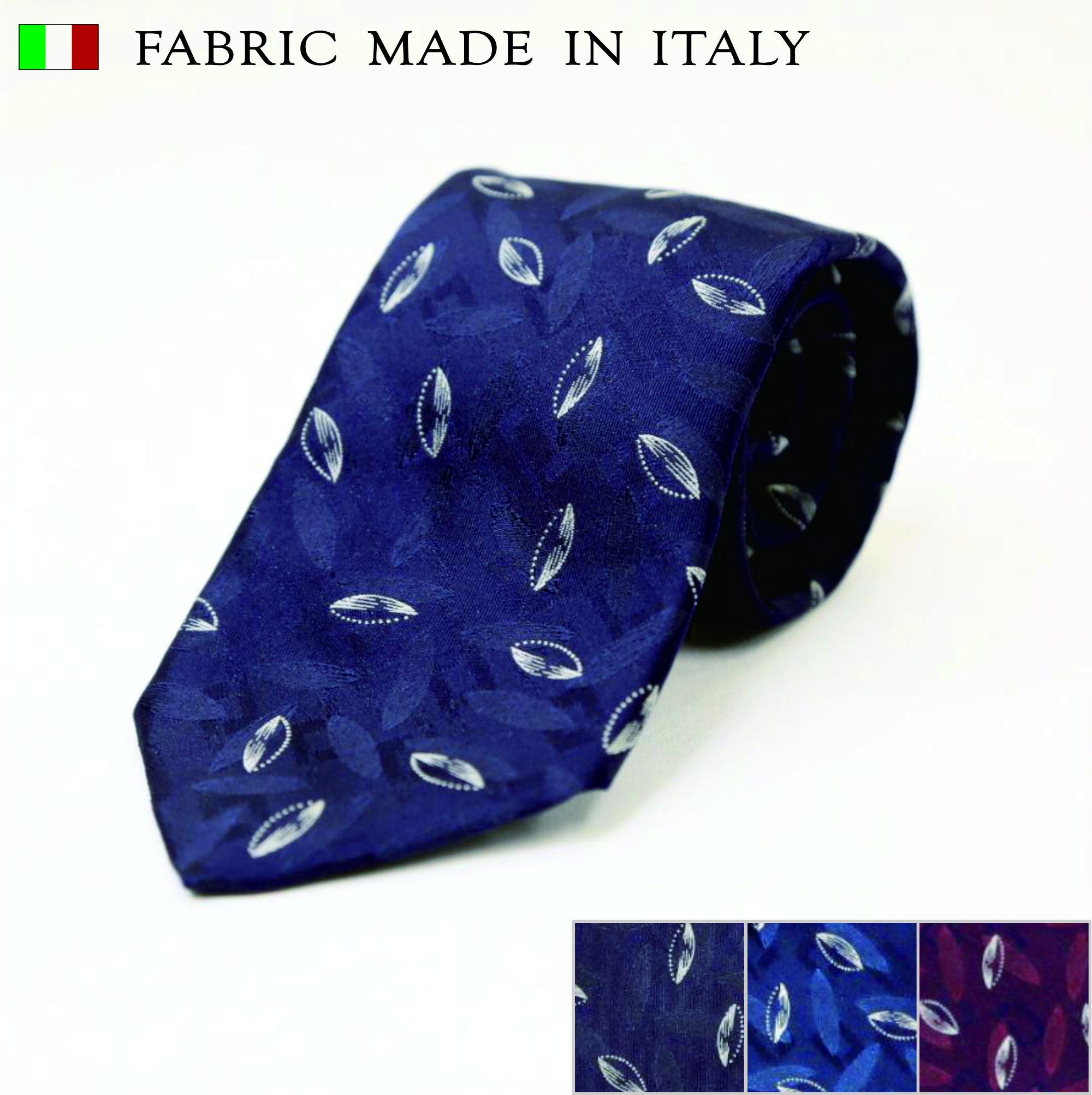 ネクタイ  モチーフ イタリア生地　FATTURA