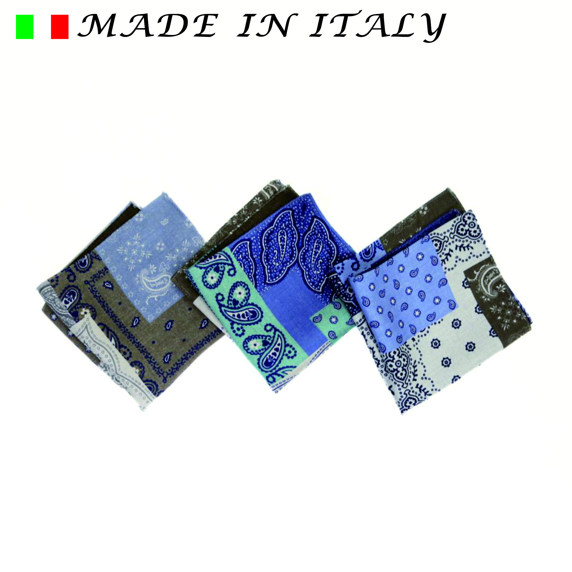 ポケットチーフ  バンダナ イタリア製　FATTURA